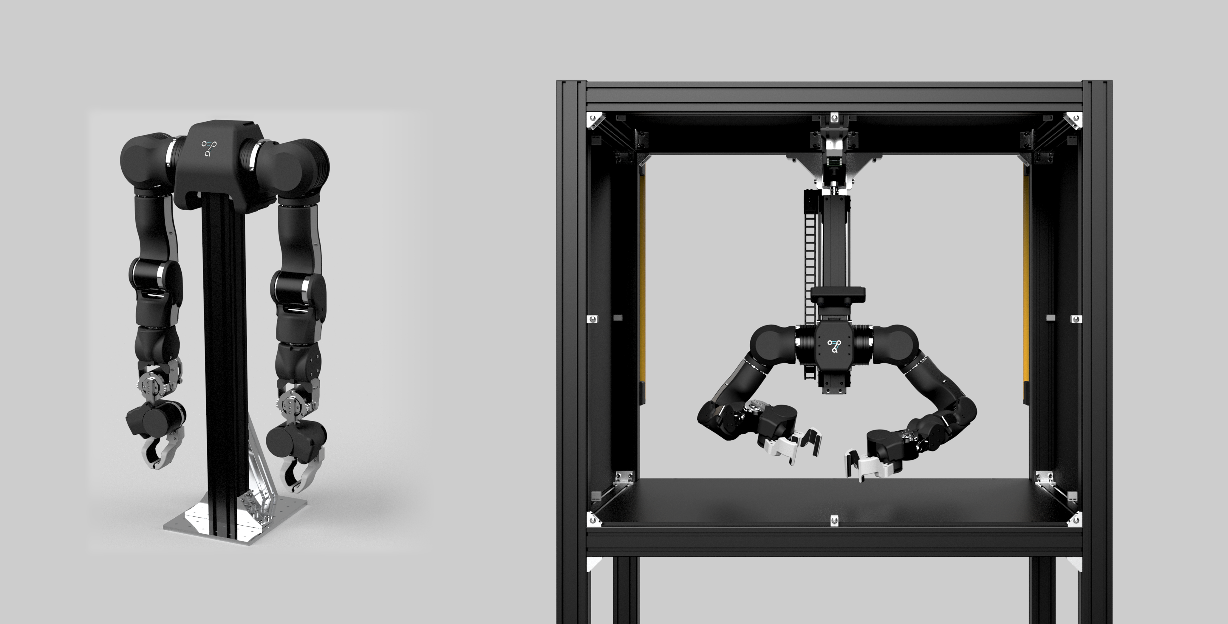 OpenArm dual-arm robot and standardized OpenArm Cell